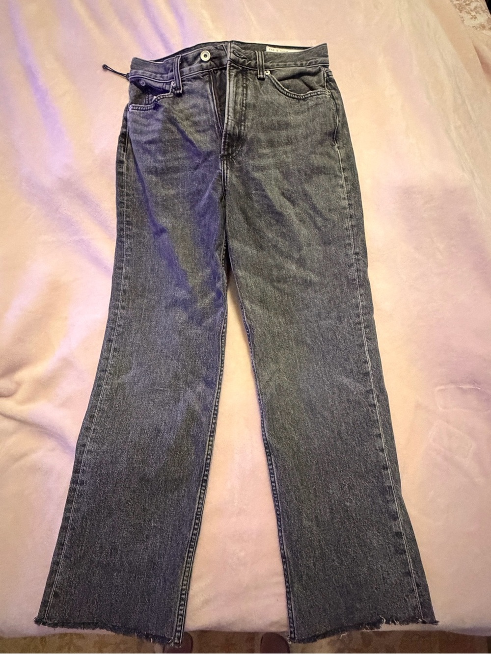 rag & bone Straight-Leg Women’s Jeans - Black Wash